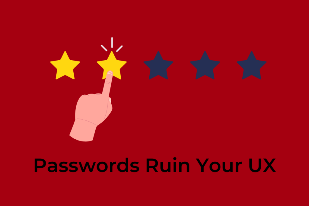 passwords ruin your UX