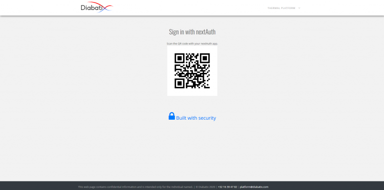 Use case Diabatix screen Diabatix platform
